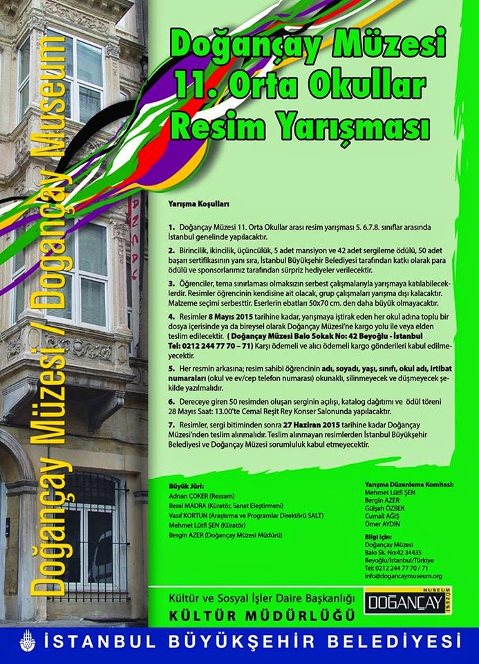 Doğançay Müzesi 11. Ortaokullar Resim Yarışması