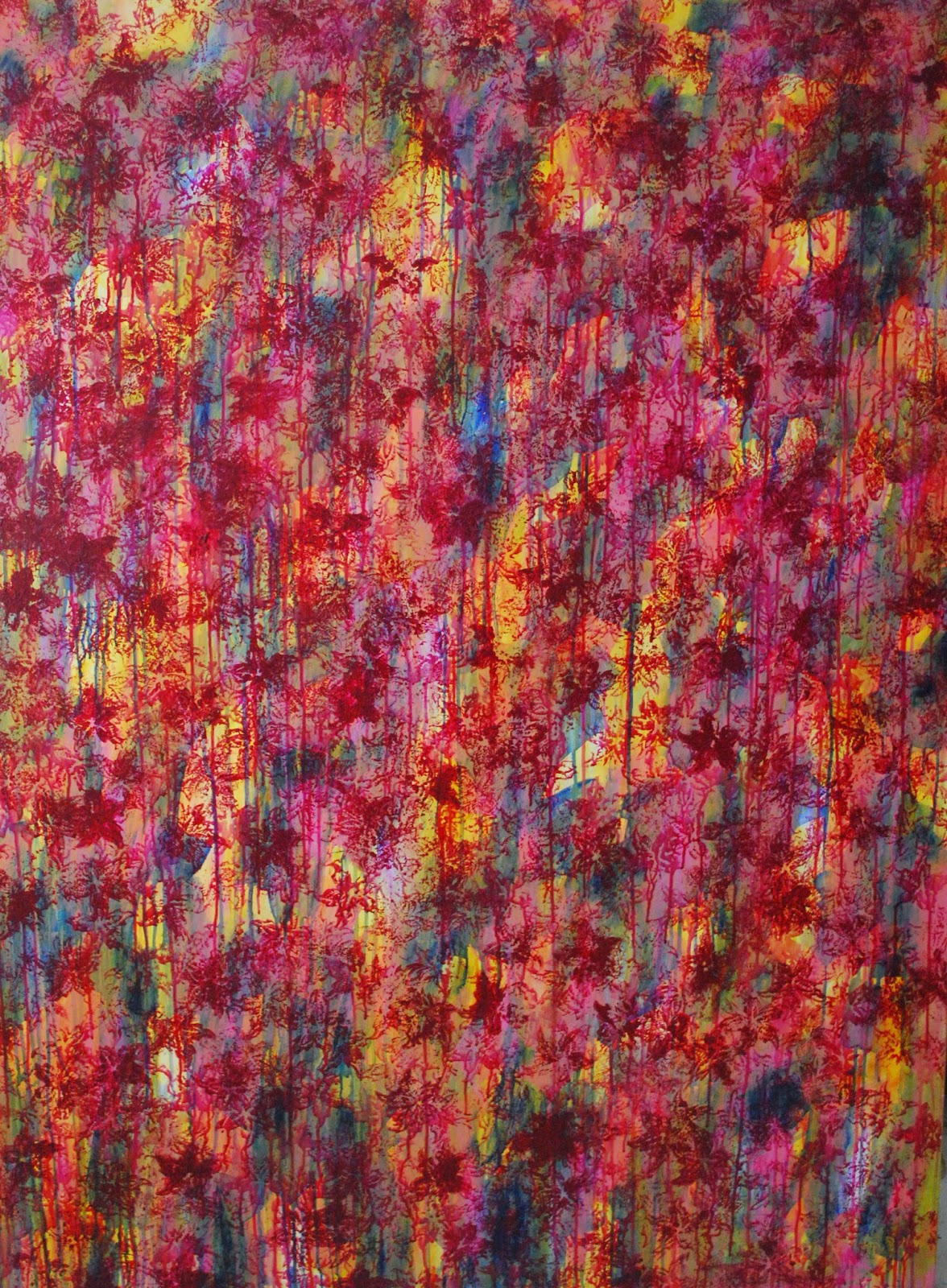 Hülya Küpçüoğlu, "Ağaçların Öyküsü", no 12, tuval üzerine akrilik, 160x120 cm.