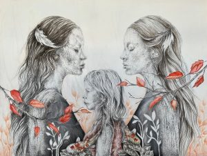 Ilgın
Erdem, “Umut Sensin”, 2023, tuval üzerine yağlıboya, 60×80 cm.

