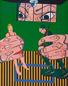 Evren
Sungur, İsimsiz, 2012, Tuval üzerine yağlıboya, 250×200 cm.