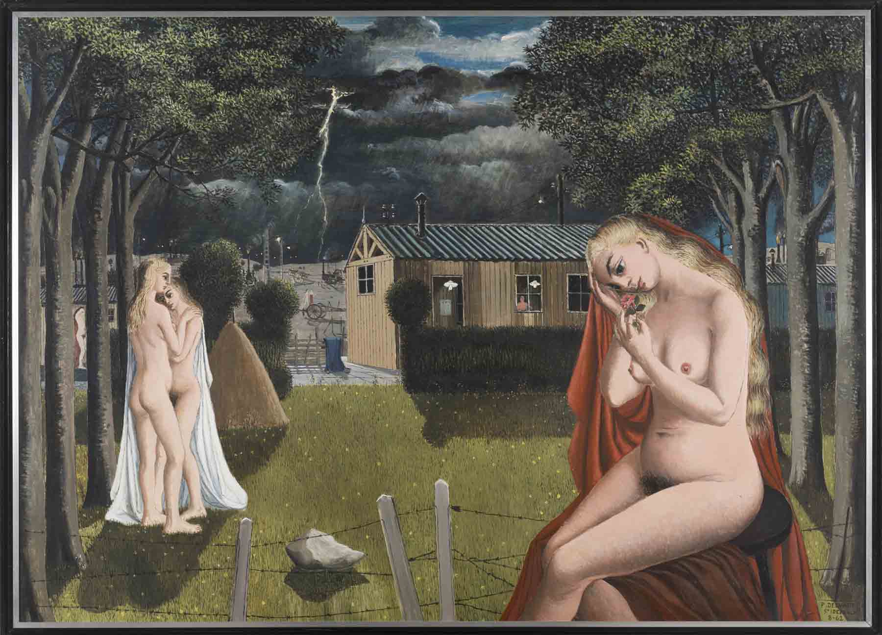 Paul Delvaux (1897-1994), “L’Orage”, Ağustos 1962, 1,318,900 Sterlin.