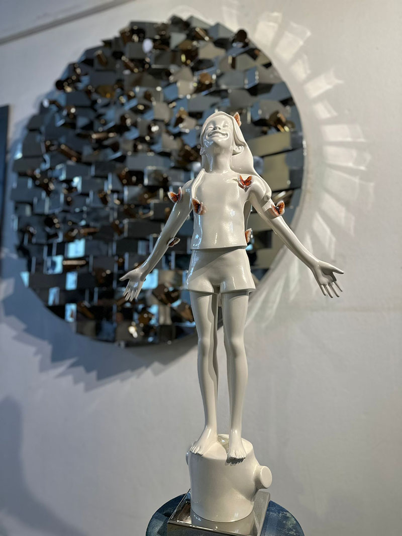 Kadriye İnal, “Kelebeğin Rüyası”, 2024, Yükseklik: 75 cm.