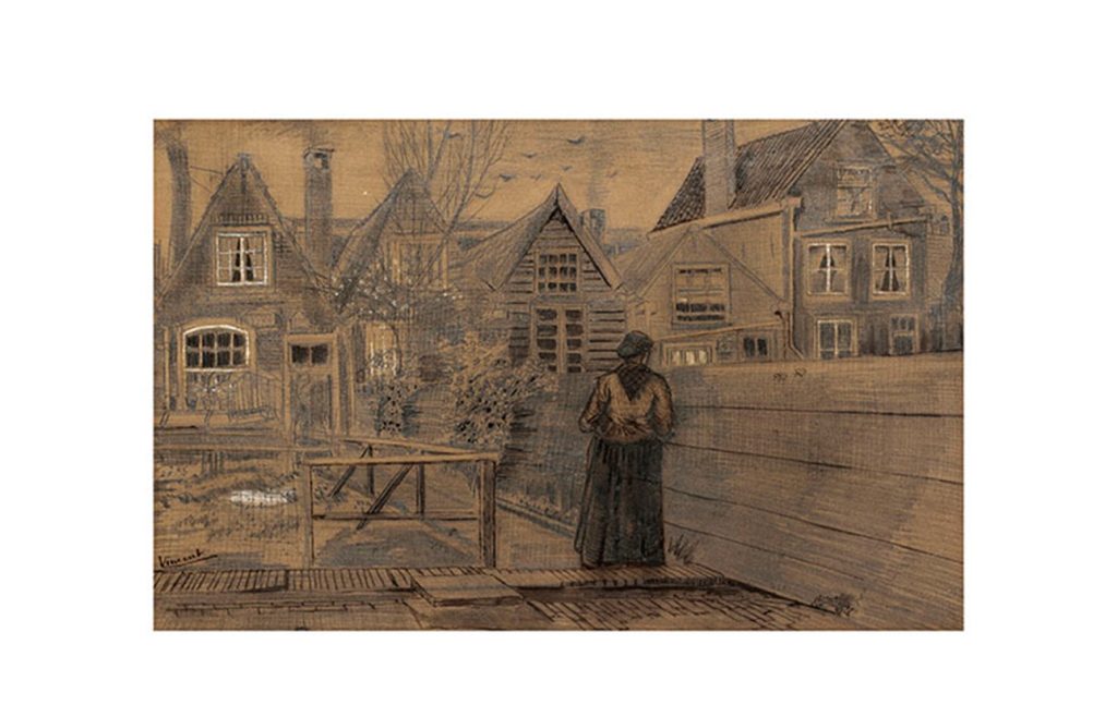 Vincent Van Gogh (1853-1890), “Sien's mother's house seen from the back yard”, The Hague Mayıs 1882, 1.137.400 Sterlin.