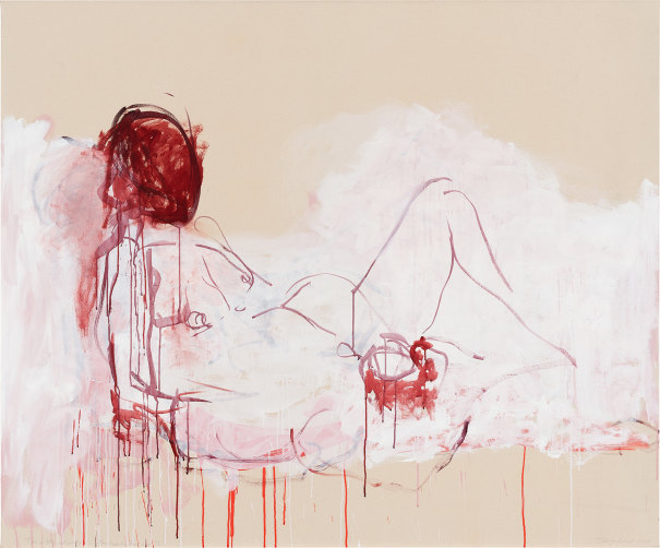 Tracey Emin, “This is life without you - You made me Feel like This”, 2018, tuval üzerine akrilik, 152.4 x 182.8 cm., 889,000 Sterlin.