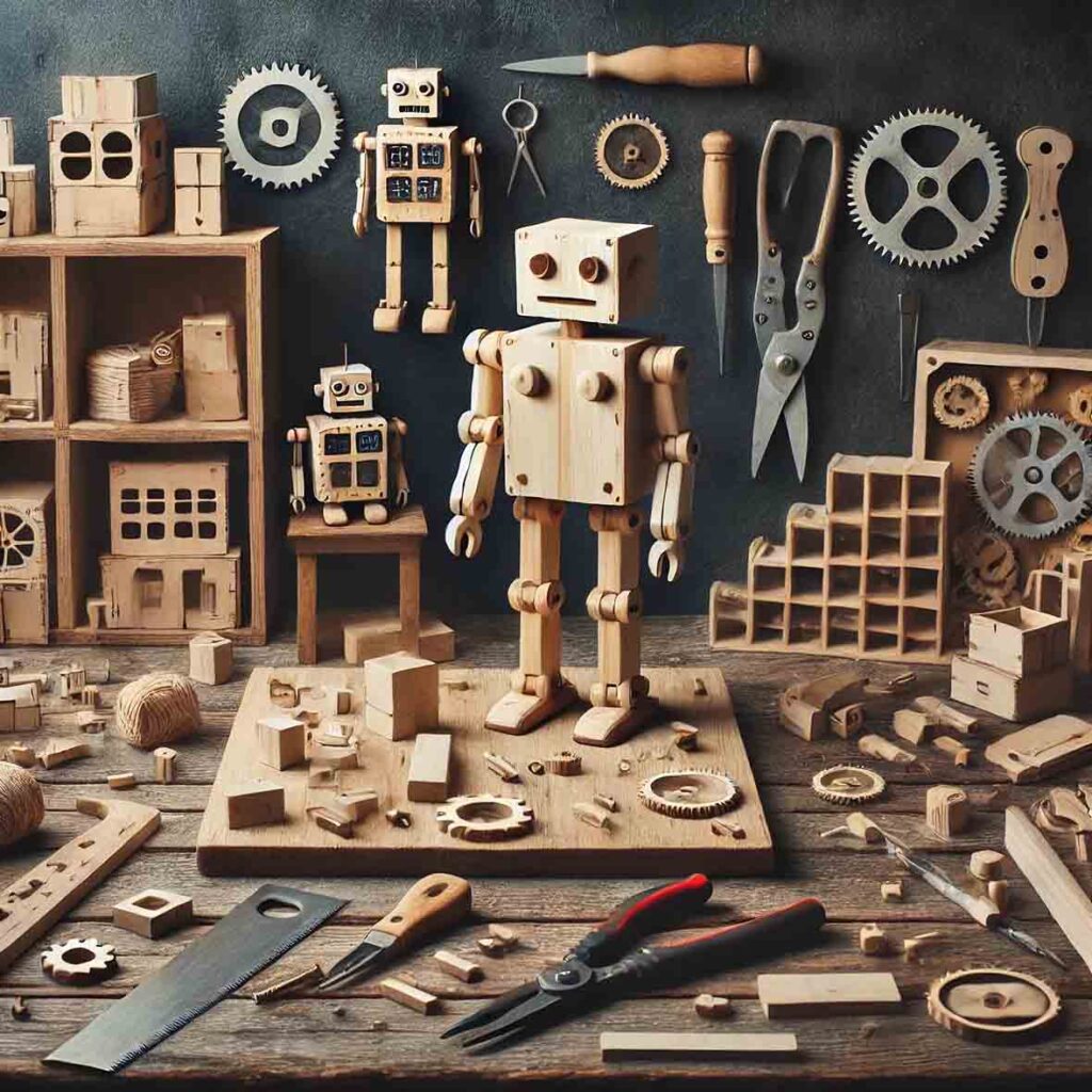 Tahta Robot Yapım Atölyesi, 17 Kasım 2024, Tas Mektep.