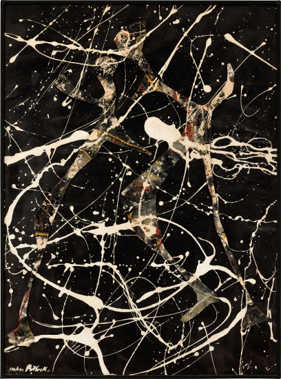 Jackson Pollock, İsimsiz, 1948 civarı, Teklif usulü satış.