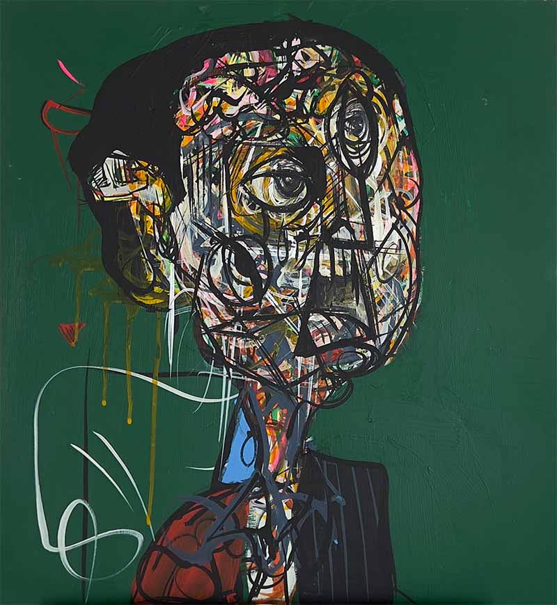 Boran Günday, “The Jackal Lord”, 50x45 cm.