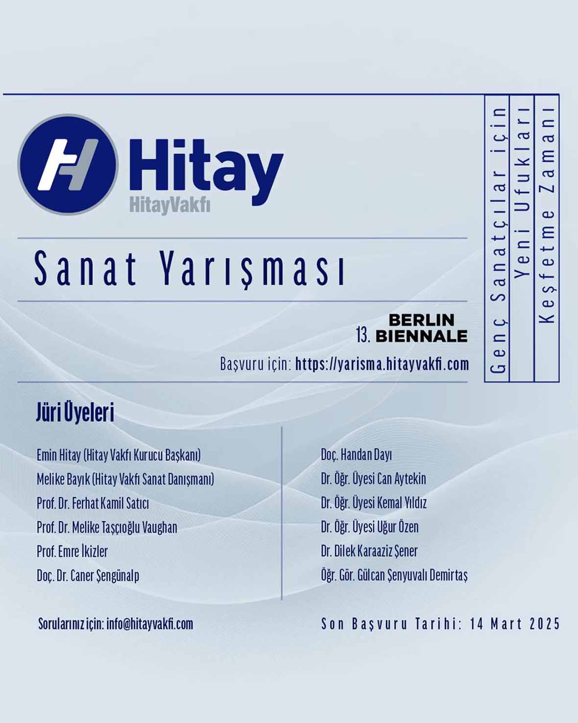 Hitay Vakfı Sanat Yarışması Başvuruları Başladı
