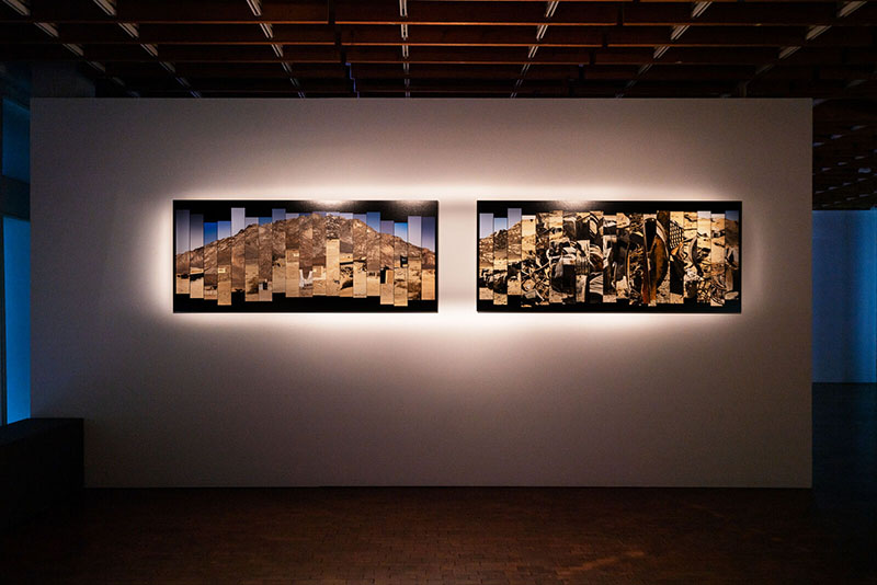 12. Berlin Bienali, 2022, Ammar Bouras, 24°3′55″N 5°3′23″E, enstalasyon görüntüsü, fotoğraf dotgain.info