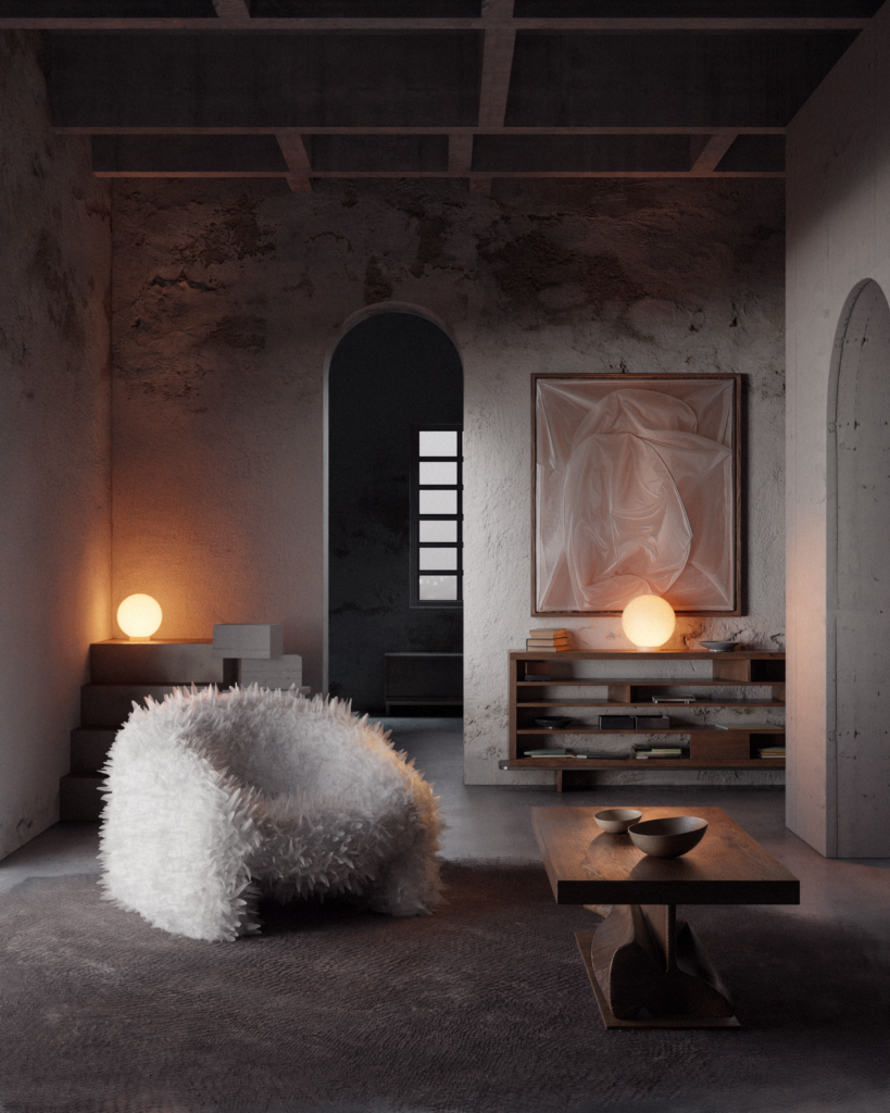 Snowdrop Koltuk, Andrés Reisinger Kış Koleksiyonu, Gallery Collectional, © Reisinger Studio