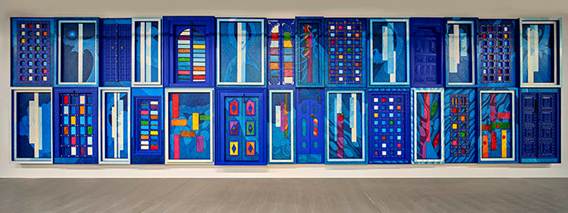 Efsaneler Atlası, 2024, Karışık teknik, 420x1600x 30 cm.
