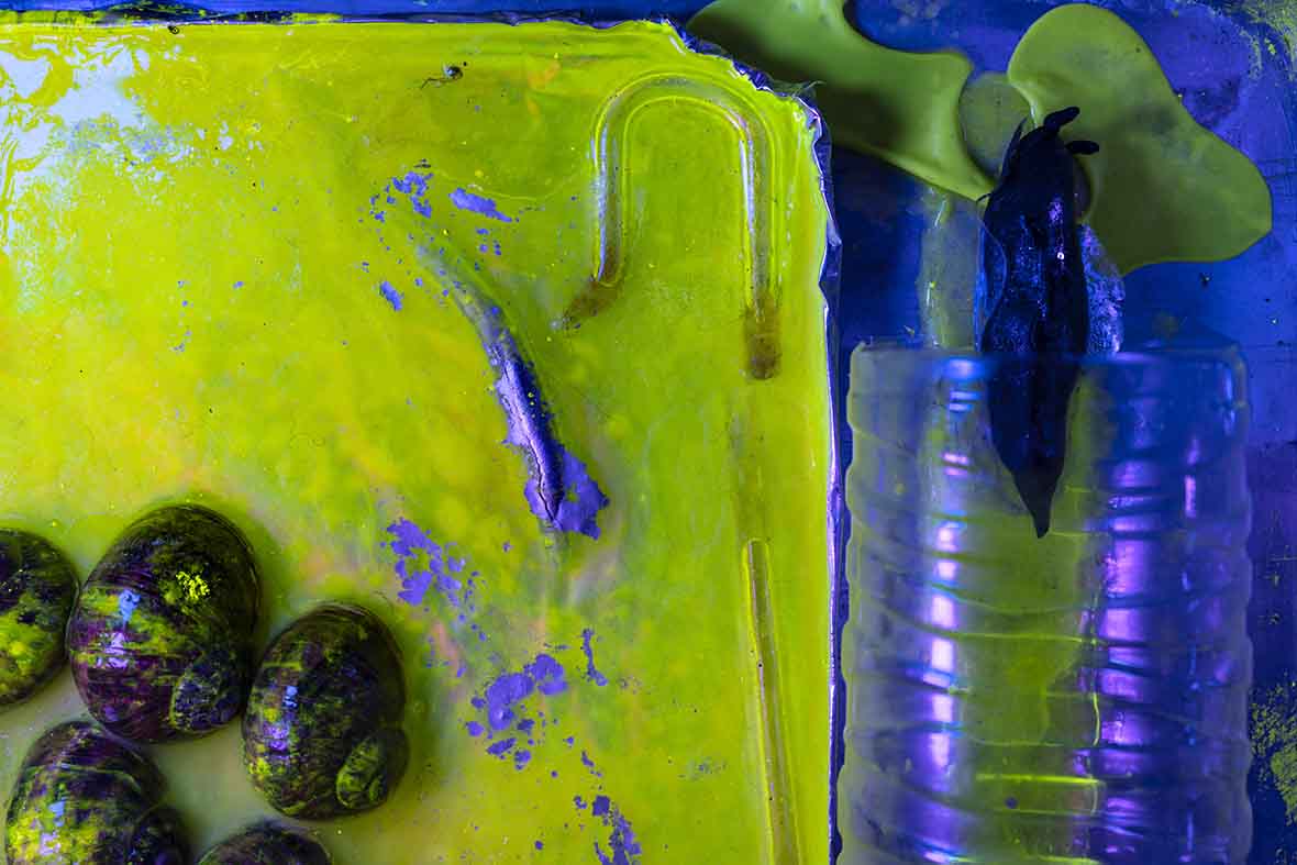 Didem Erbaş, Yerin Altındaki Parıltılar, 2025 (Detay), (Sanatçı ve SANATORIUM’un izniyle, Fotoğraf: Zeynep Fırat).