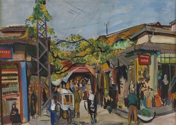 Eren Eyüboğlu, “Bursa Kapalı Pazarı”, 1945.