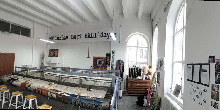 Halı Atölyesi’nden fotoğraf, Mimar Sinan Güzel Sanatlar Üniversitesi, 2016.