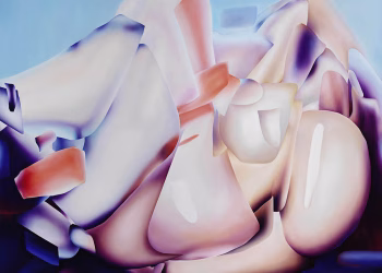 Angela Santana, The Rapture, 2024, tuval üzerine yağlıboya, 152.4 x 203.2 cm.