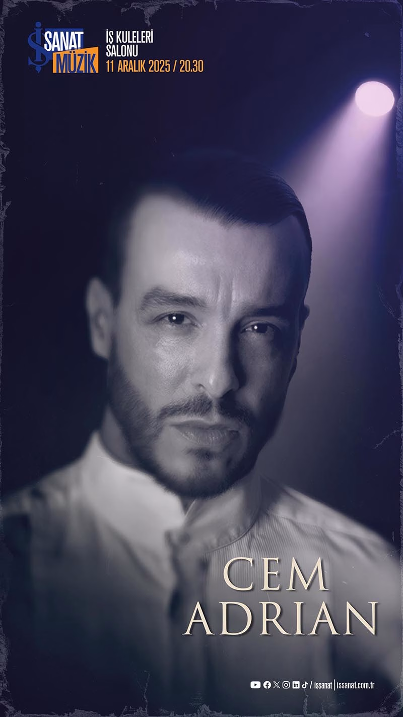 Cem Adrian’dan İş Sanat’a Özel Bir Konser