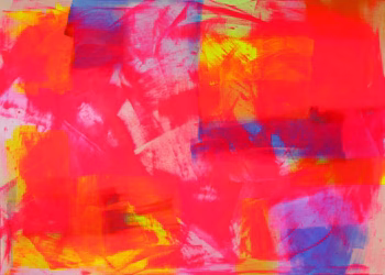 Renée Levi, Lékélée S, 2025, tuval üzerine akrilik, 200x280 cm.