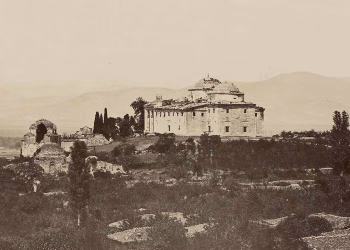 Yıldırım Bayezid Camii ve Türbesi, 1865, Fotoğraf: J. Pascal Sébah, The Getty Research Institute, 2002.R.42.008.