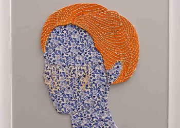 Deniz Pireci, Ebedi (Forever), 2026, porselen üzerine nakış, 60x60 cm.